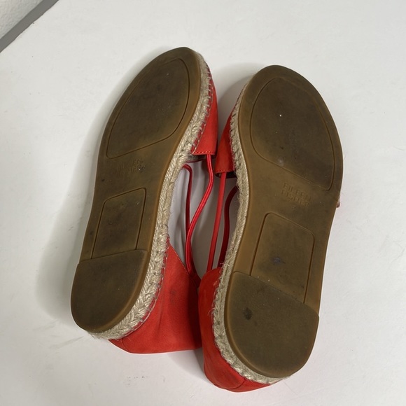 Eileen Fisher Lee Espadrille Sandals sz 8 Orange - Picture 7 of 8